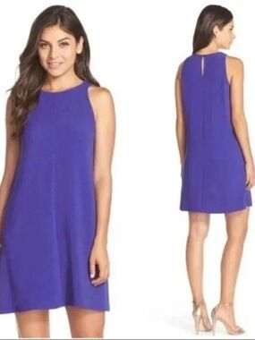 Charles Henry Blue Sleeveless Sheath mini dress size XS cocktail spring summer